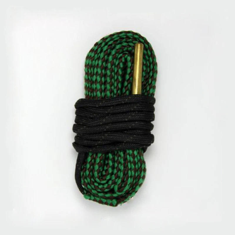 Green Bore Snake Rope 22 Cal 5.56mm 223 Caliber Gun Cleaning Cord Kit Clean Rope 