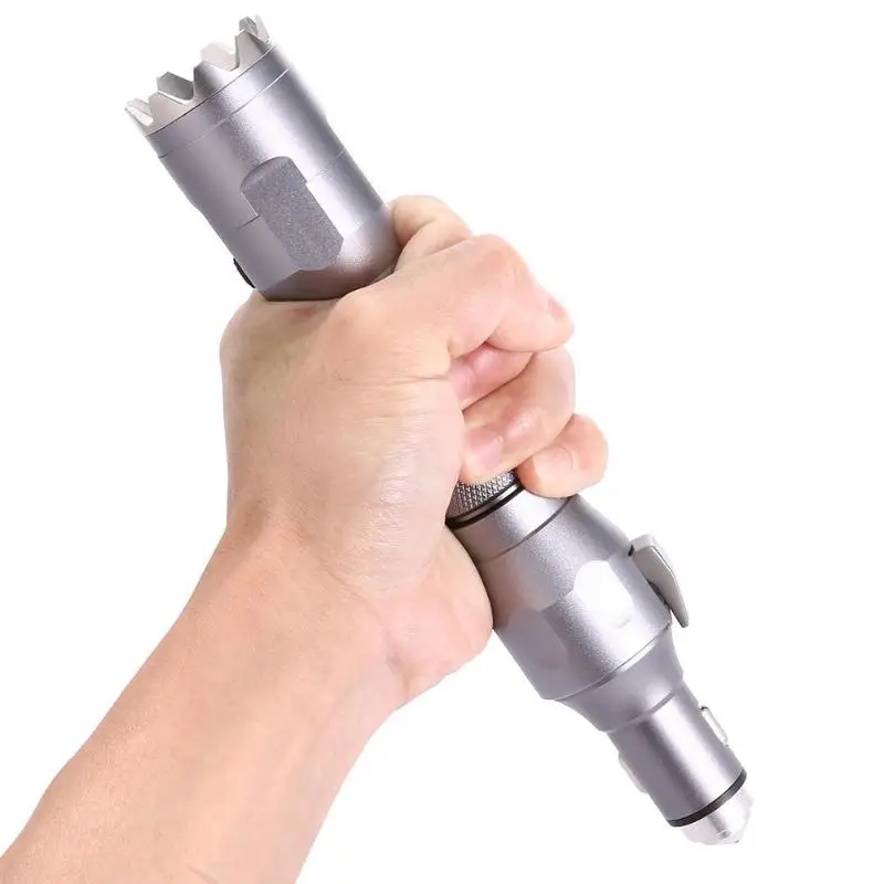 

5 in 1 Multifunctional Flashlight Torch USB Car Charger+ 300LM LED Flashlight Torch+ Safety Hammer+ Power Bank+ SOS Stick