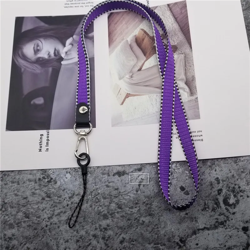 

Inter-color Lanyard Neck Strap for keys ID Card Mobile Phone Straps for Samsung Huawei USB Badge Holder DIY Hang Rope