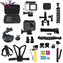 Gopro accessoires set Gopro hero 5 étanche étui de protection poitrine montage manfrotto pour gopro hero 5 trépied pour go pro HERO 5