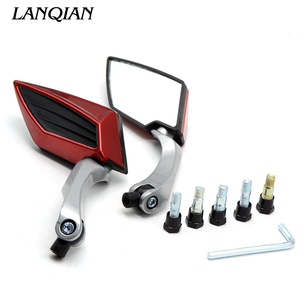 

Universal 8MM 10MM motorcycle rearview Side mirror For Honda VTR1000F / FIRESTORM VTX1300 X-11 CB400 HORNET Benelli BN302