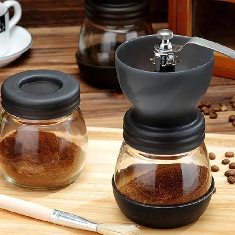 ALLOET الرجعية القهوة اليدوية طاحونة القهوة طاحونة اليد Coffeeware القهوة الفاصوليا الفلفل مطحنة التوابل خزان المحمولة طاحونة آلة