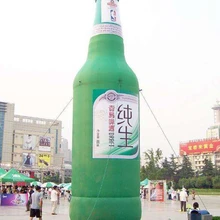 Замечательный гигантский открытый тент для рекламных акций надувная бутылка с пивом для уличное украшение сделано в Китае