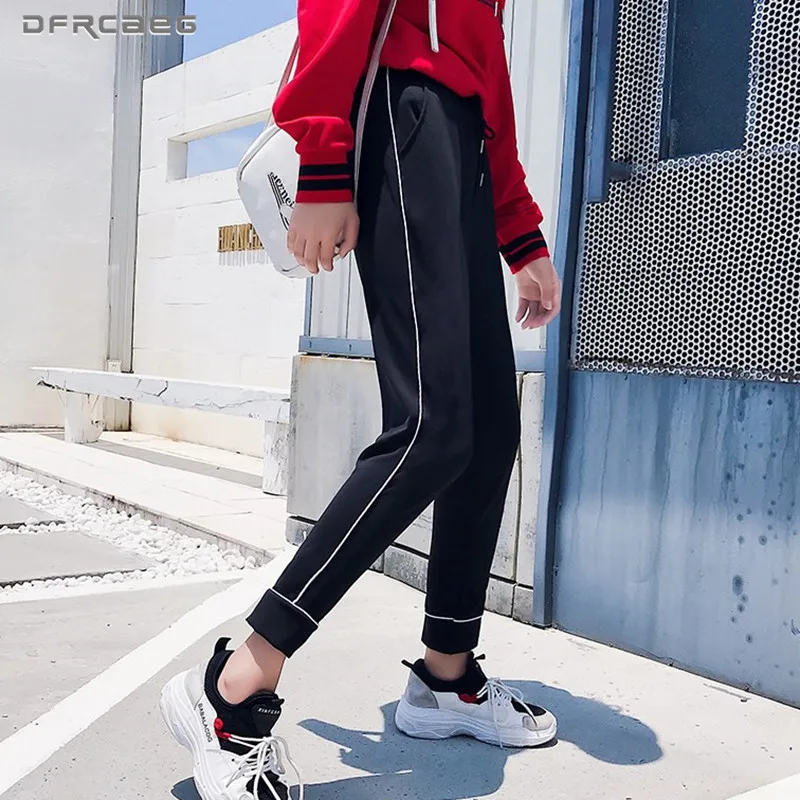 striped harem pants