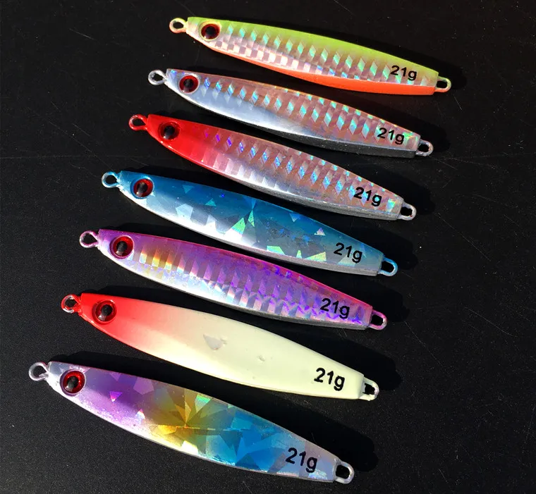 Lot 1 Pieces Jigbait Lures Shore Long Range Casting Jigs Fishing Lure 5.5cm14gin Fishing Lures