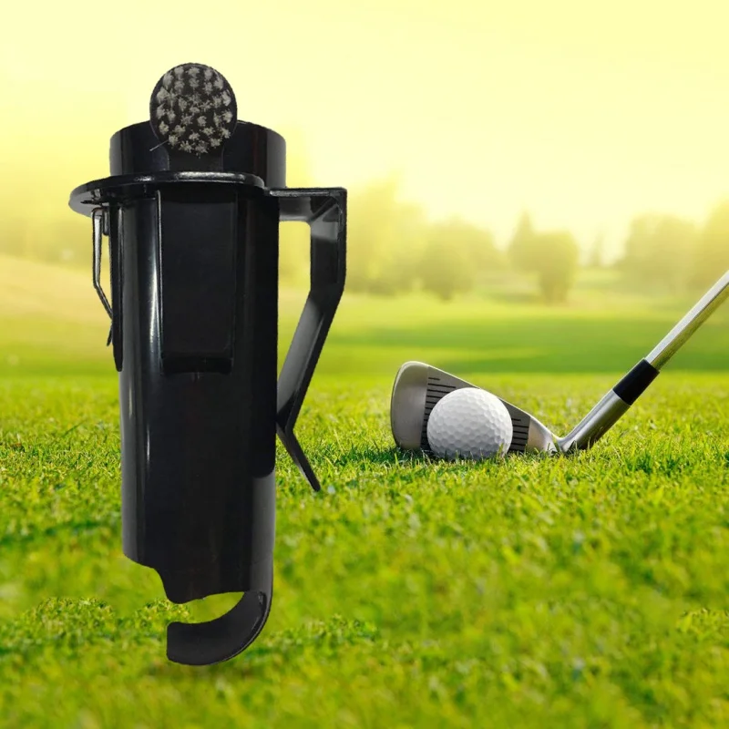 Средство для обучения гольфу Tee Holder Pro клип Caddy с нейлоновой кисточки Divot инструмент портативный Коробка для хранения Гольф тематические