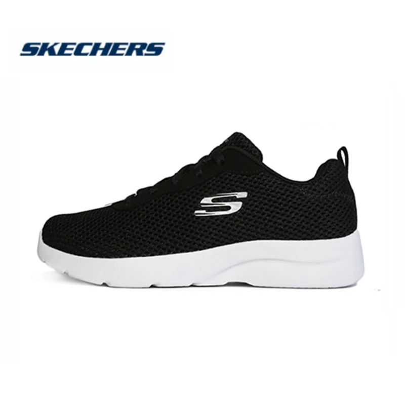 Skechers/; брендовая дизайнерская спортивная обувь для бега; дышащие кроссовки; сезон весна; удобная повседневная обувь на шнуровке для женщин; 66666177-BKW