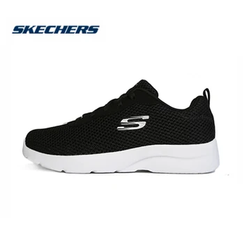 Skechers-zapatillas deportivas transpirables para mujer, zapatos informales con cordones, para primavera, 2019
