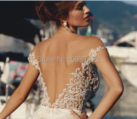 Свадебные платья русалки с открытыми плечами кружева аппликации без рукавов с открытой спиной Бохо свадебное платье Vestido De Noiva