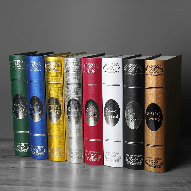 الزمن القديم الطراز الأوروبي روما محاكاة الكتب ، الديكور الكتب ، العرض ، مذهب الدعائم ، خزانة ، مكتب ، الرجعية الكتب