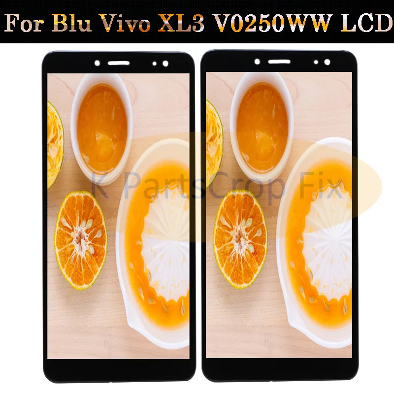 original For Blu Vivo XL3 lcd XL 3 V0250WW LCD Display With Touch Screen Digiziter Glass Sensor Assembly for blu vivo Xl3 PLUS | Мобильные