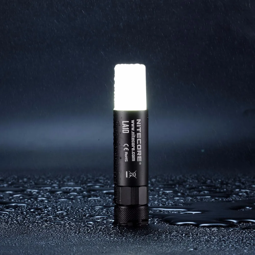 TOPSALE NITECORE 85 люмен высокий CRI мини EDC LA10 CRI Кемпинг Nichia 219B светодиодный фонарик для чтения АА черный красный синий