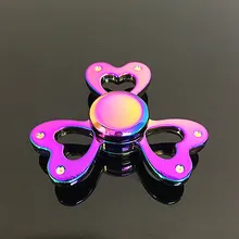 3 лист цветок Непоседа Spinner Металлический Радужный Дракон палец руки блесны аутизм СДВГ фокус беспокойство снятия стресса SZJD