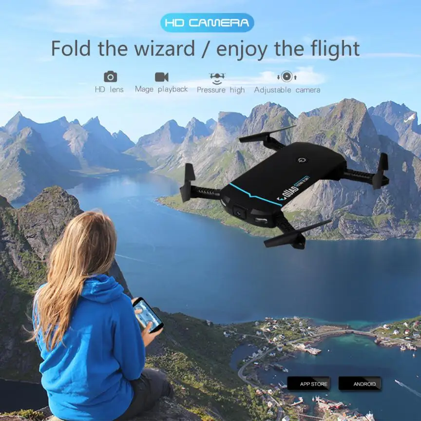

Portable Mini 2.4G 6Axis HD Camera WIFI FPV RC Quadcopter Drone Selfie Foldable Dropship Y825