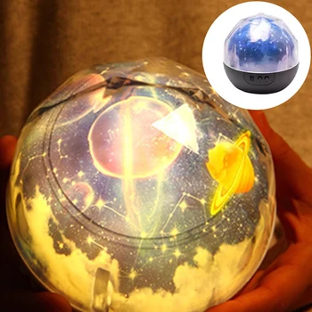 

LED Lighting Projector Night Light Romance Galaxy Starry Projection Lamp ABS Plastic Lamp Gift Magic Drill Projector Fantasy