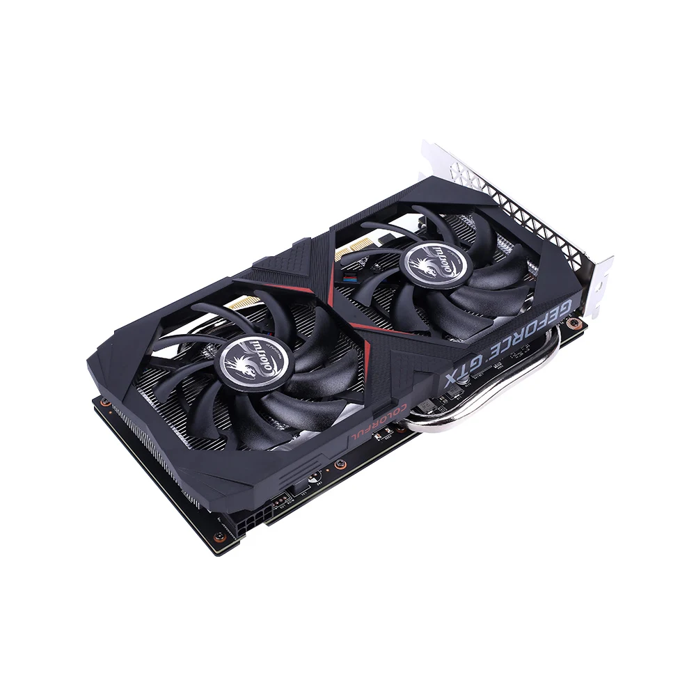 Красочные GeForce GTX 1660 6G графическая карта Nvidia GPU 1785 МГц GDDR5 GTX1660 видеокарта TU116 PCI-E3.0 HDMI порты для игровых ПК