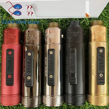 

Slam Piece Mod vape coming mechanical mod Knurled with dripping Shot RDA Slam piece mod kit from brass electronic cigarette mods