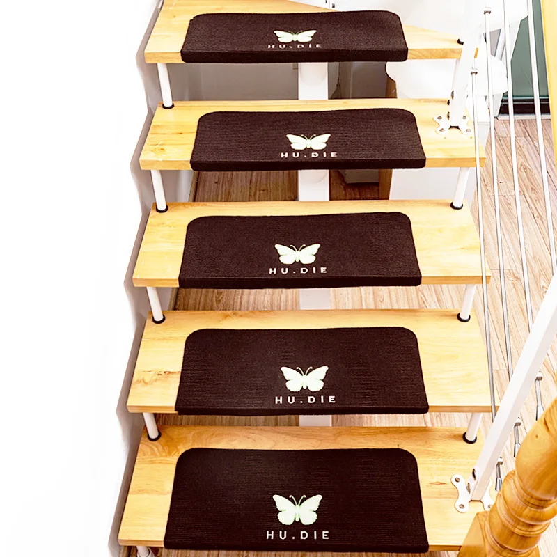 

Butterfly luminous stair mat can be repeatedly removed and washed, easy to install, self-adhesive PVC stickers