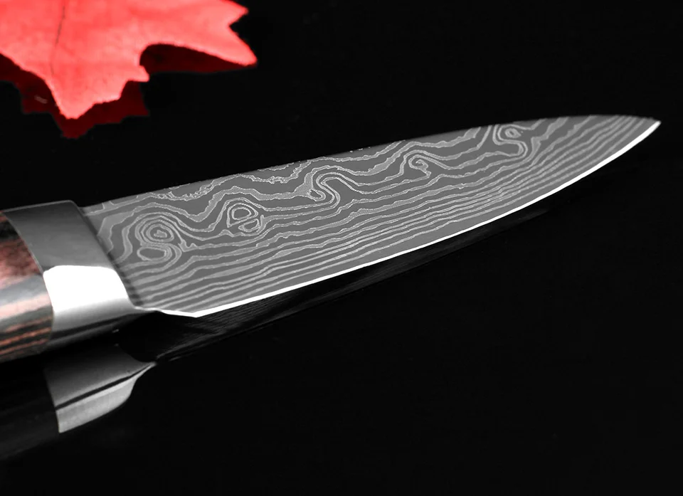 XITUO 3.5 inch Utility kitchen Knife Imitation Japanese Damascus Steel Paring Knives Santoku Peeling Knives Chef Knife tool gift XITUO 3.5 inch Utility kitchen Knife Imitation Japanese Damascus Steel Paring Knives Santoku Peeling Knives Chef Knife tool gift