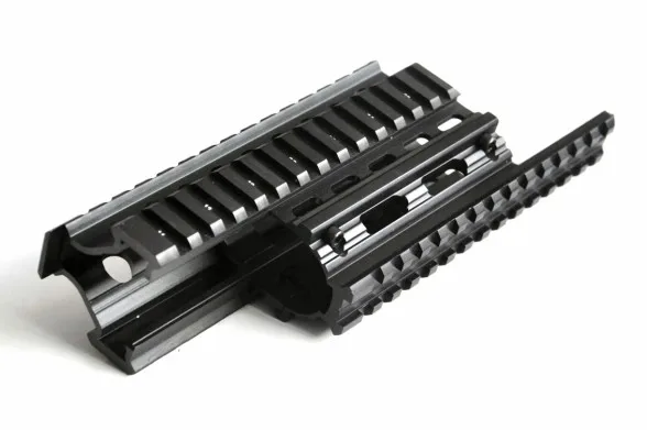 

M70 AK Quad Rail Handguard For Laser Dot Sights Riflescope Mount V-cut for Co-witness with Iron Sights MTU011