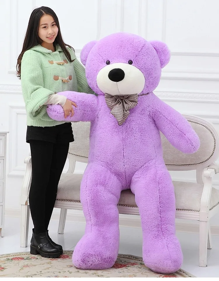 Огромный плюшевый медведь мягкая игрушка 220 см/2,2 м большие набивные игрушки плюшевые размер жизни детские куклы Девочки игрушка подарок на день Святого Валентина