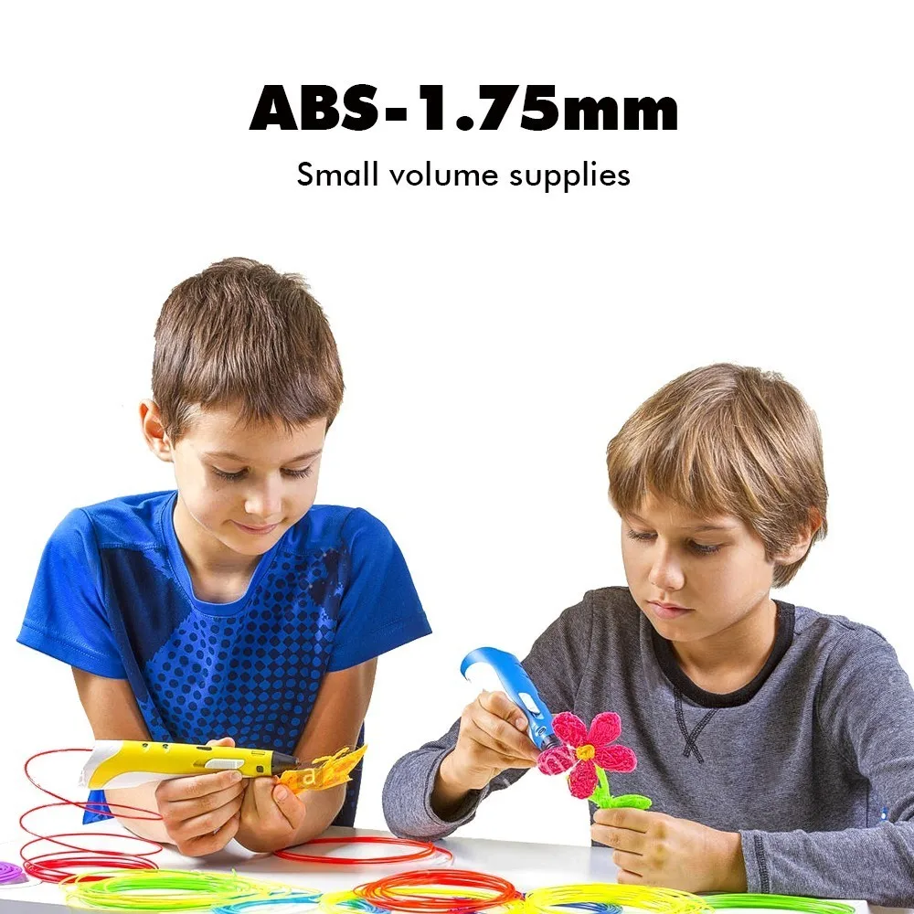 SUNLU 1 75 ABS 3D нить для детей Scribble расходные материалы 5 м/10 м/рулоны печать Ручка 100%