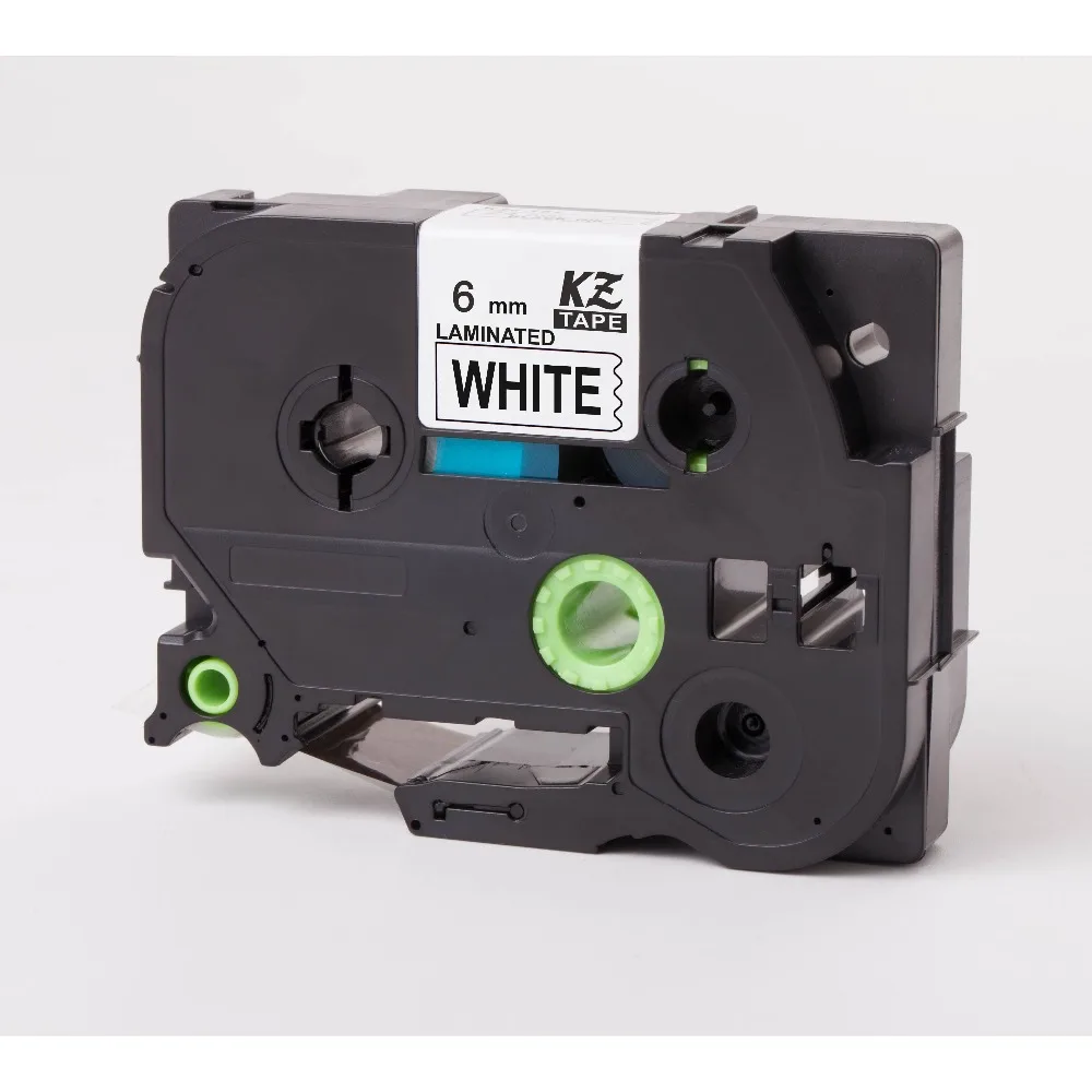 CIDY 5PCS black on white tape TZe211 TZe 211 TZ211 TZe 211 TZ 211 ...