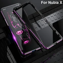 Роскошный брендовый Алюминиевый металлический бампер для Nubia X, металлические Чехлы, крышка в форме колонки, рамка 6,26 ''для Nubia X NubiaX NX616J
