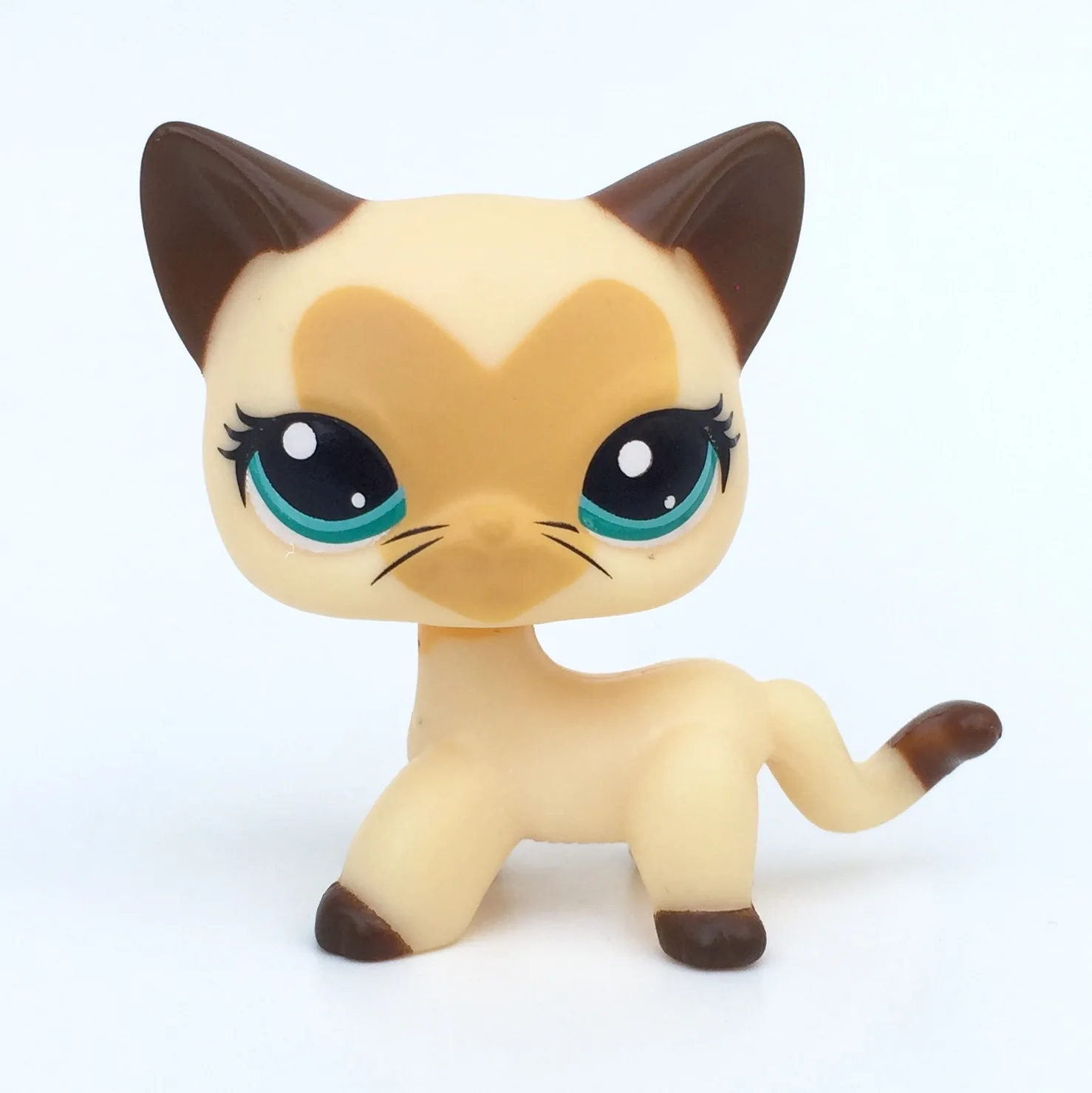 pet font b toys b font 3573 Yellow short Hair Cat animal Collrction Figure For Girl