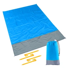 Водонепроницаемая пляжная подстилка на открытом воздухе Портативный Пикник анти свободный от песка коврик на открытом воздухе палатки газон Пикник коврики коврик для кемпинга пикника Одеяло