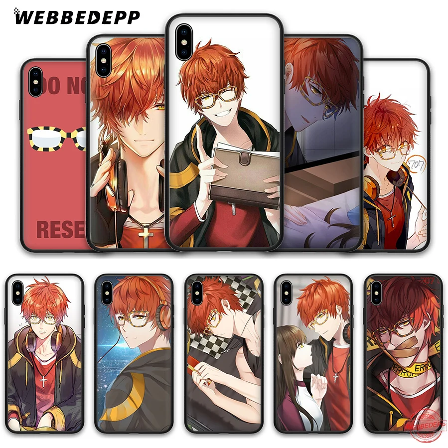 

WEBBEDEPP 707 Mystic Messenger Soft Silicone TPU Phone Case for iPhone 5 5S SE 6 6S 7 8 Plus XR X XS Max