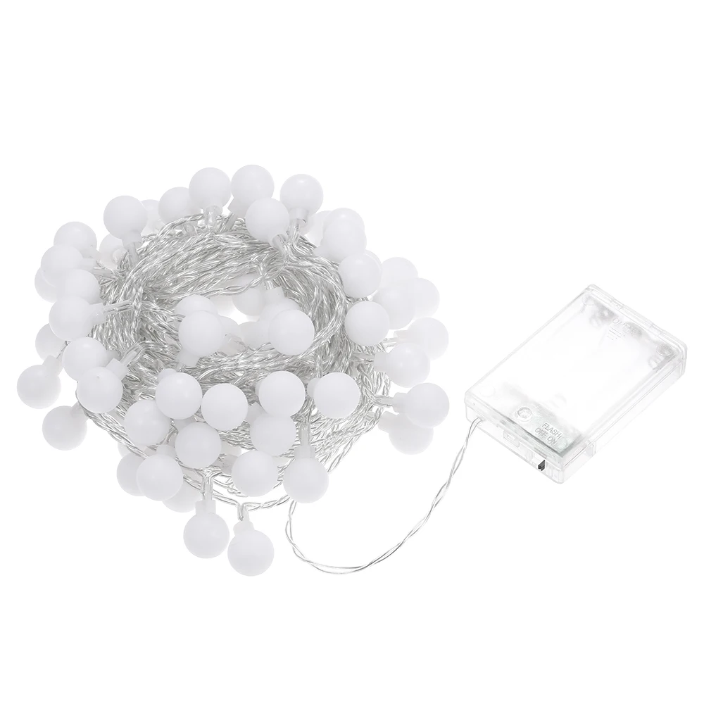 Светодиодная лента 20/40/80 LED с питанием от аккумулятора красочная струнная лампа