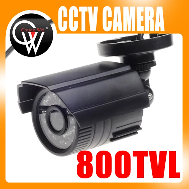 4mm Security Camera 800TVL IR-Cut Filter 24 IR Day/Night Vision Video Outdoor Waterproof Surveillance CCTV Camera