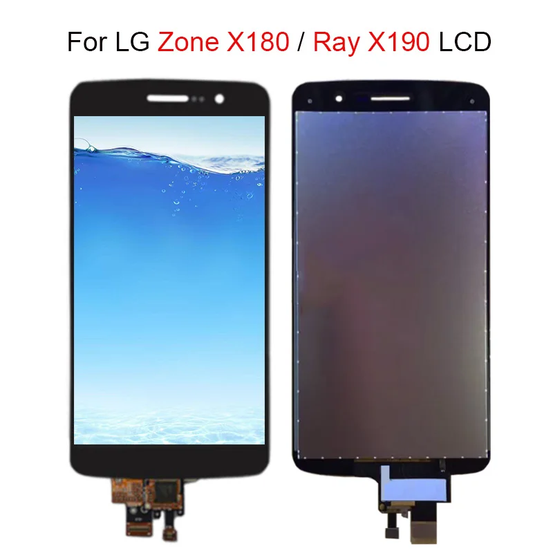 

100% Test For LG Zone X180 For Ray X190 LCD Display + Touch Screen Digitizer Assembly LCD For LG X180 X190 Replacement Parts