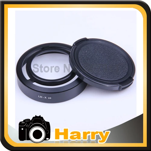 2 In 1 Lens Hood For Fujifilm Finepix X10 With 52mm Adapter Ring + 58mm Lens Cap Protection Cover - Camera Lens Hoods - AliExpress