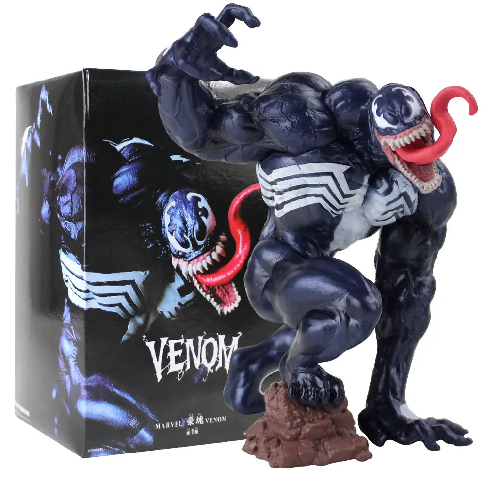 Hilloly Venom Figurine, Venom Titan Hero Series Venom Figure 21cm,  Venom/Eddie Brock, Personnages en PVC - Collection Jouet animé, Collection  Anime
