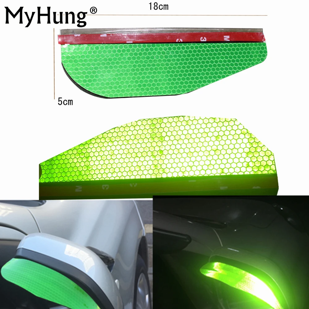 

For Honda Civic Car Rear View Mirror Rain Eyebrow Waterproof Reflective Protector Cover Auto Mirror Rain Shield Shade Cover 2Pcs
