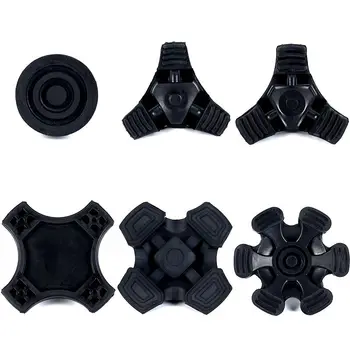 

Crutch Canes Leg Rubber Self Standing Walking Stick Tripod / Four-legged / Hexapod Tip End Cap Non-slip Base Pad Cover