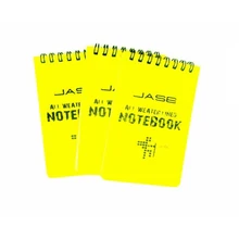 3 шт. 3x5 ''желтая тактическая записная книжка для заметок Всепогодная Водонепроницаемая записная бумага под дождем