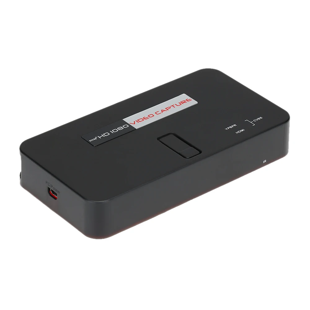 

EZcap284 HD Game Capture 1080PAV/Ypbpr Video Capture Recorder Box into USB Disk SD Card For Xbox360/One PS3/4 EZcap 284