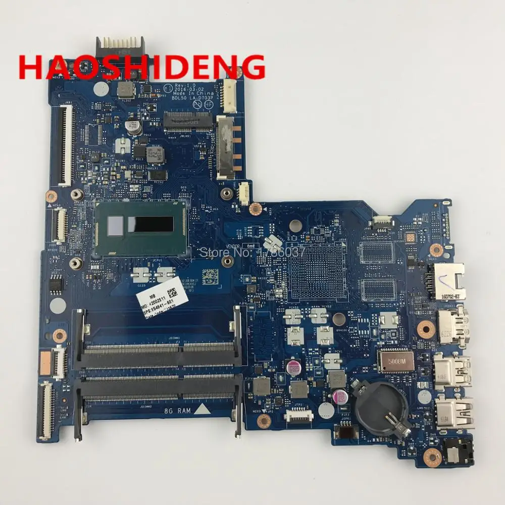 

854941-601 LA-D703P For HP Notebook 15-AY 15-AC 15-AY022DS series Motherboard with i3-5005U CPU,All functions fully Tested!
