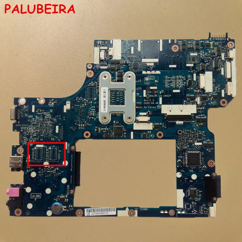 PALUBEIRA MBNAL00002 оригинальная материнская плата для ноутбука ACER 5534 5538 LA-5401P без чипа