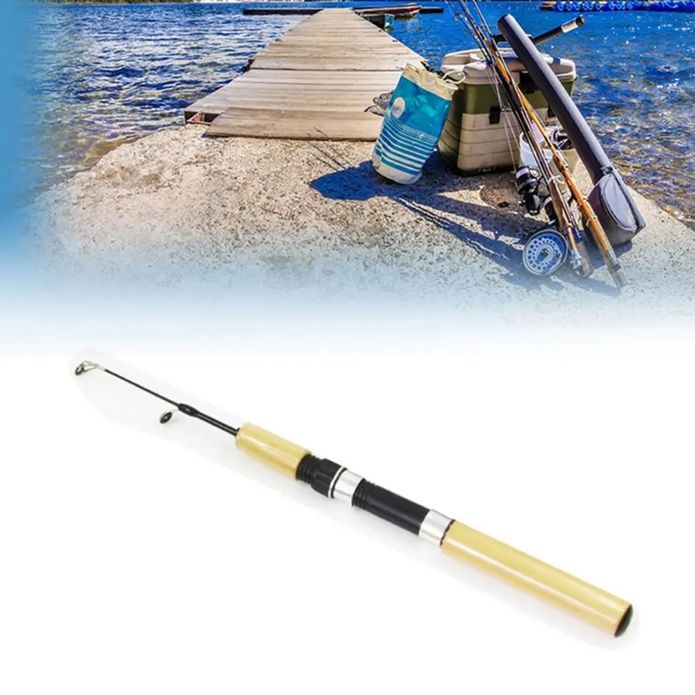 OUTAD 60cm/80cm/100cm Ultralight Ice Fishing Rod Telescopic Durable