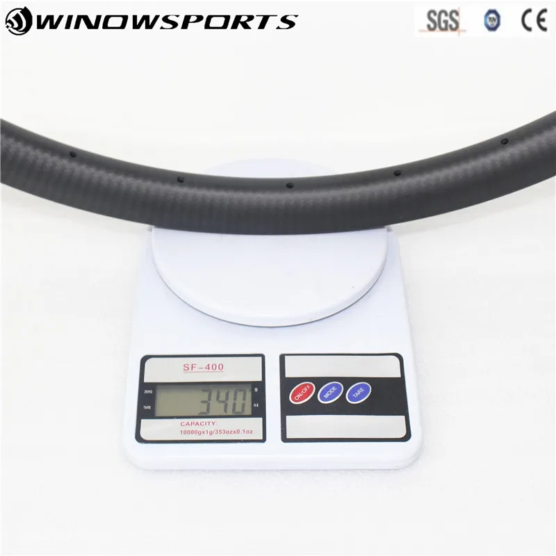 Best 2018  new 33mm width Hookless carbon rims 29er offset asymmetry For XC Cross Country MTB Bike Wheels Hookless Style Tubeless 4