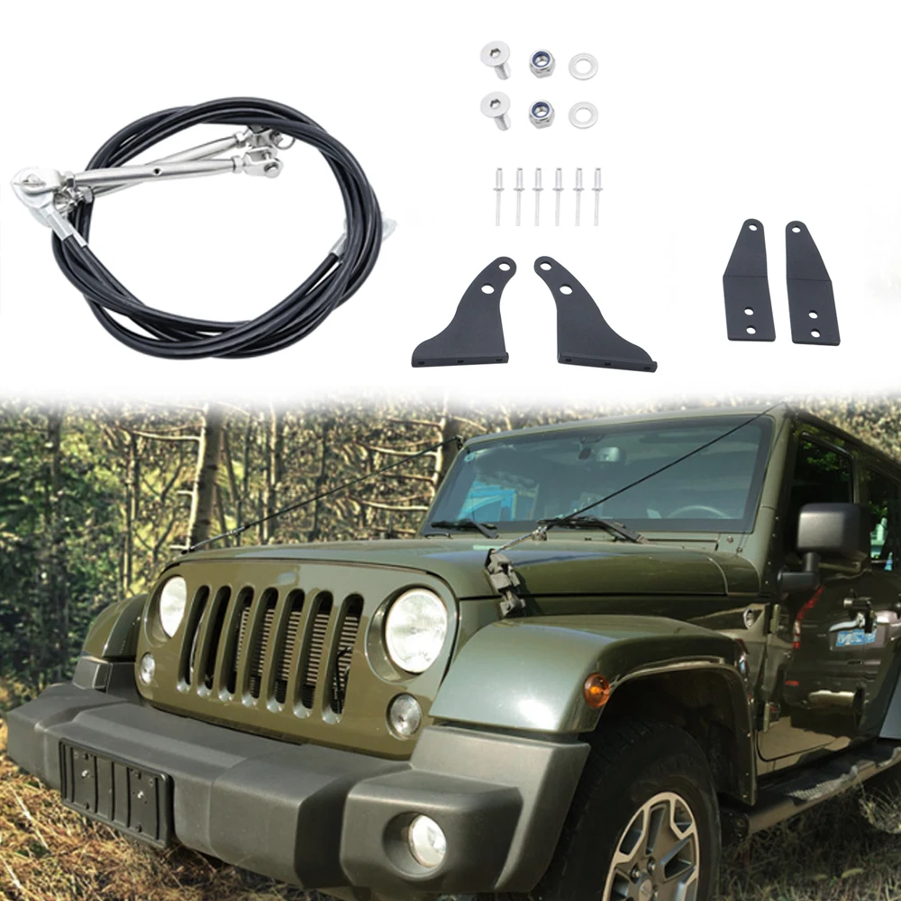 Для 2007- Jeep Wrangler JK Limb подъемный комплект препятствий устраняющая Защитная веревка отклоняющаяся низкая висячая щетка ветвей