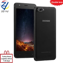 Doogee X20 смартфон Dual сзади 3 г Android 7.0 камер Мобильные телефоны 5.0 HD MT6580 4 ядра 2 ГБ + 16 ГБ 5MP + 5MP 2580 мАч сотовом телефоне