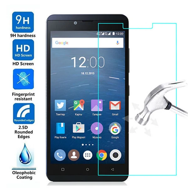 

ShuiCaoRen Tempered Glass Original 9H Protective Film Explosion-proof Screen Protector for Highscreen Bay pelicula de vidro
