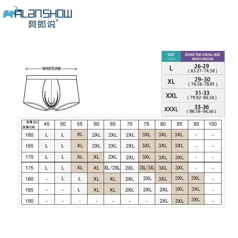 ALANSHOW, мужское нижнее белье, мягкие боксеры, шелковые боксеры, мужские одноцветные боксеры, шорты размера плюс, боксеры, удобное Мужское нижнее белье