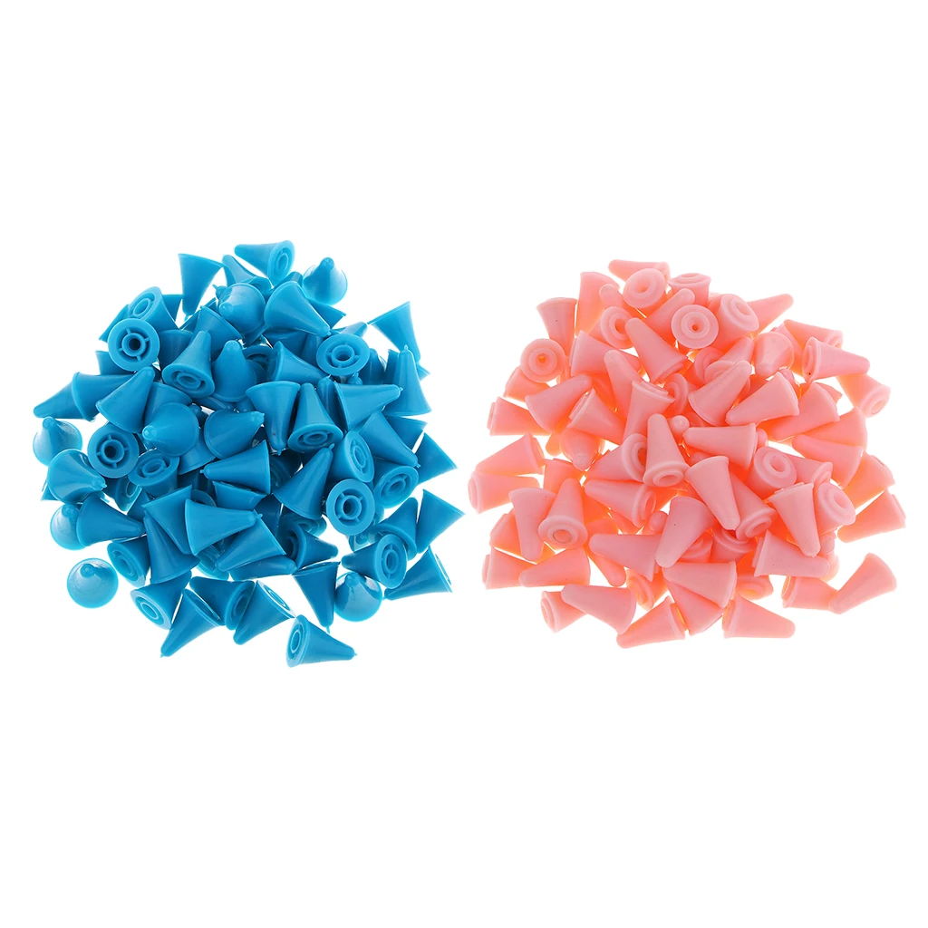 50Psc Rubber Knit Knitting Needles Point Protectors Stoppers for DIY Craft Sewing Needlework Tools - 18x220mm
