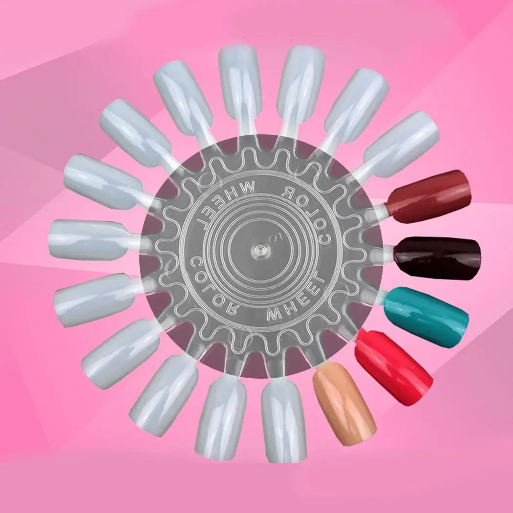 

1 Pcs Nail Display Board Showing Shelf Nail Polish Color Display Practical Fake Nail Storage Makeup Cosmetics Tool